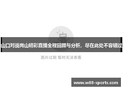 山口对战岗山精彩直播全程回顾与分析，尽在此处不容错过